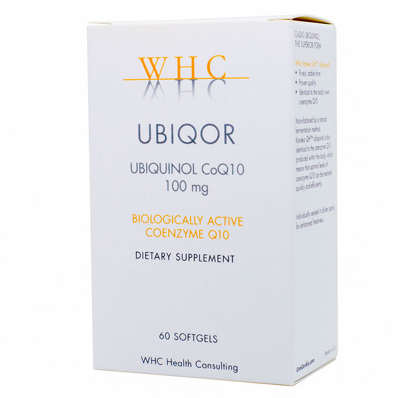 Ubiqor CoQ10 還原型(泛醇) 輔酶Q10 保護心臟健康60粒 - WHC HK 