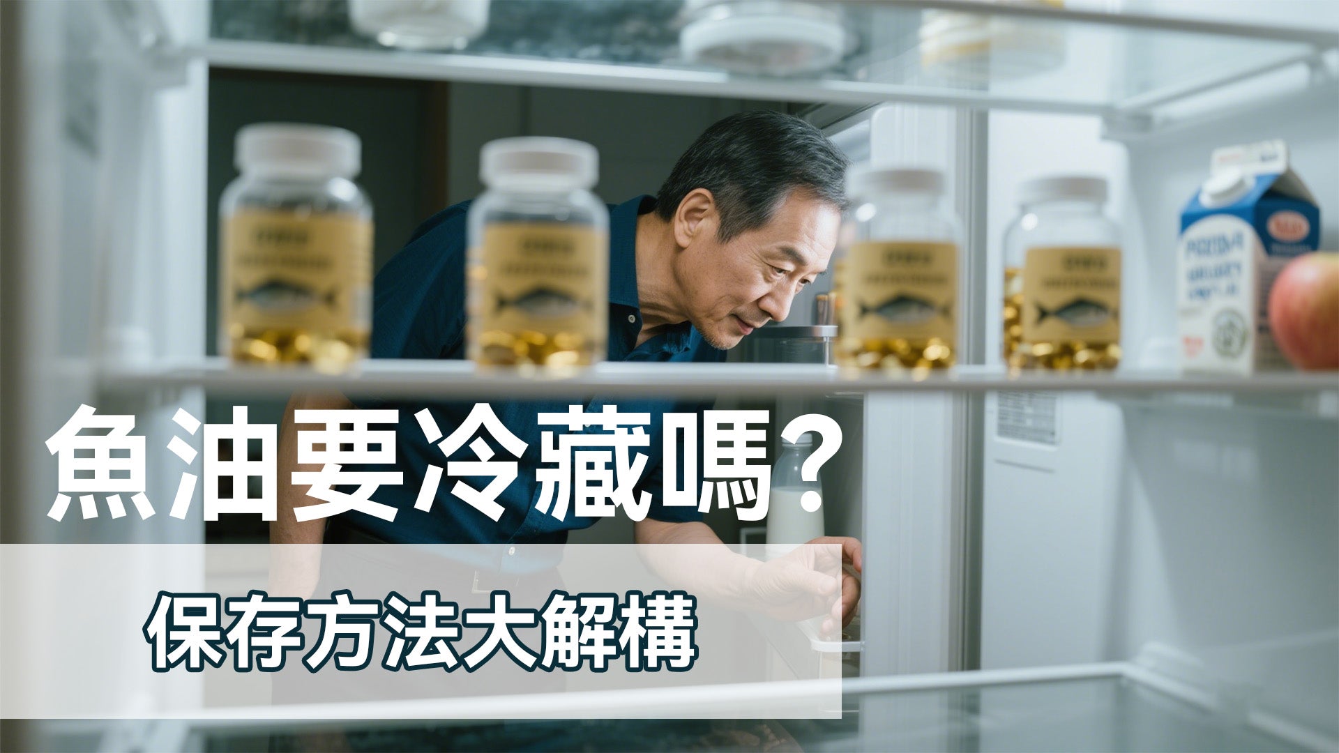 魚油要冷藏嗎？保存方法大解構