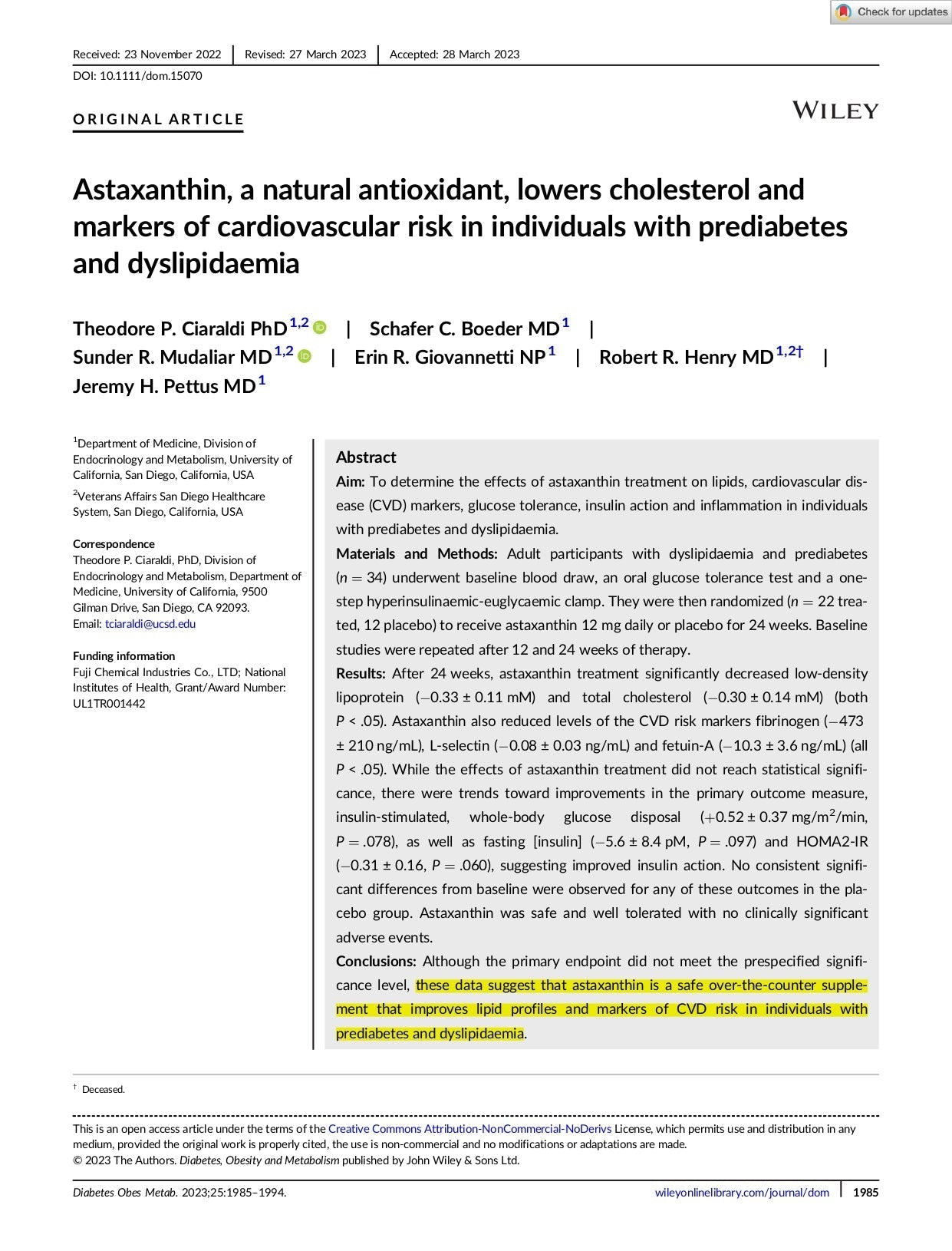 抗氧化，保護心血管