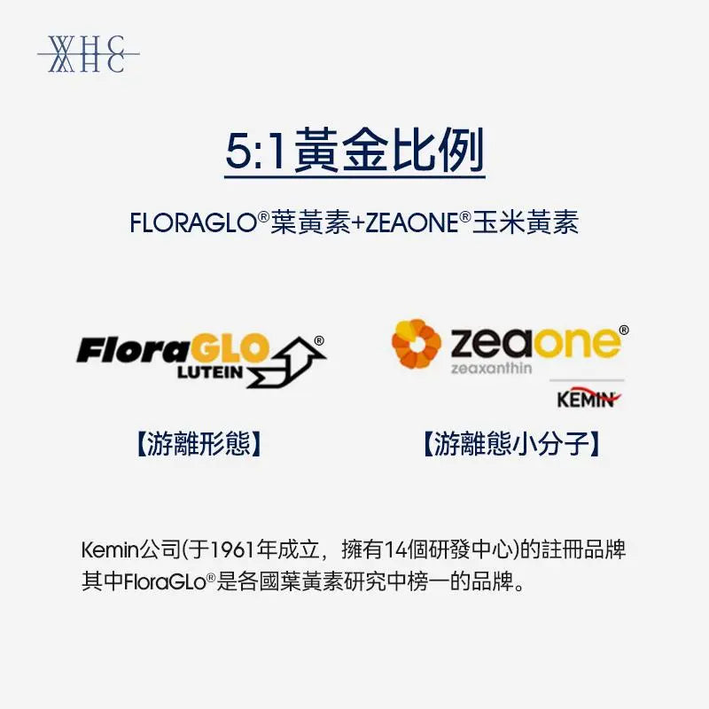 UnoCardio® Active Mind + VISION Complex 黃金眼 專利護眼抗藍光 葉黃素 玉米黃素 深海魚油 30粒 - WHC HK