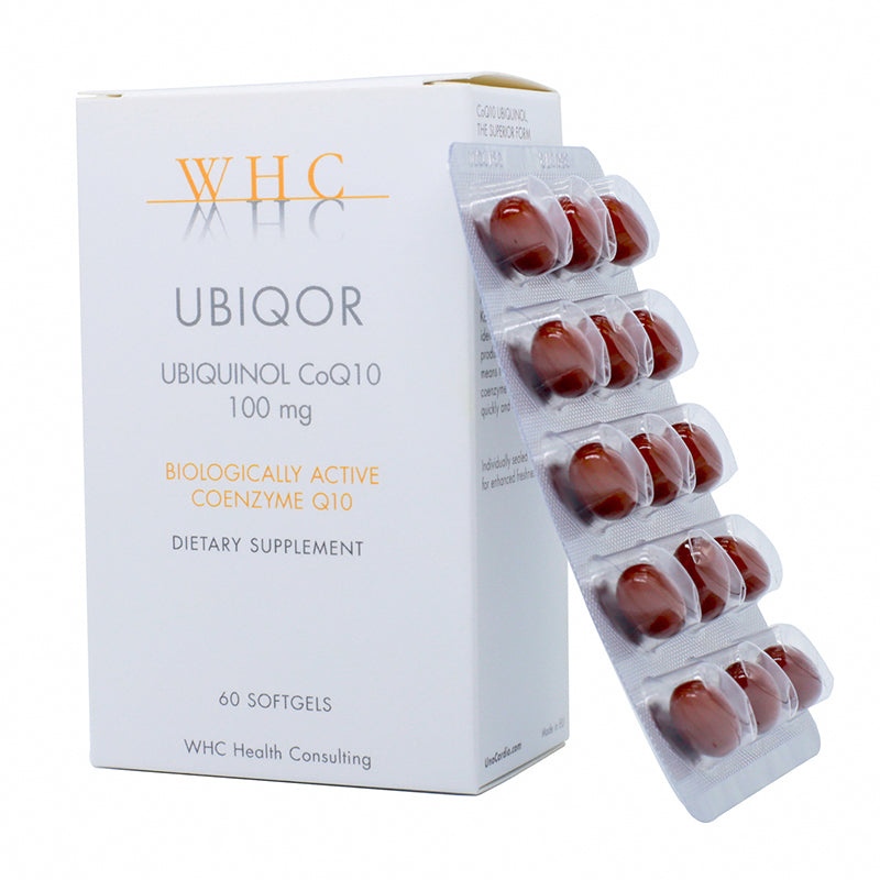 Ubiqor CoQ10 還原型(泛醇) 輔酶Q10 保護心臟健康60粒